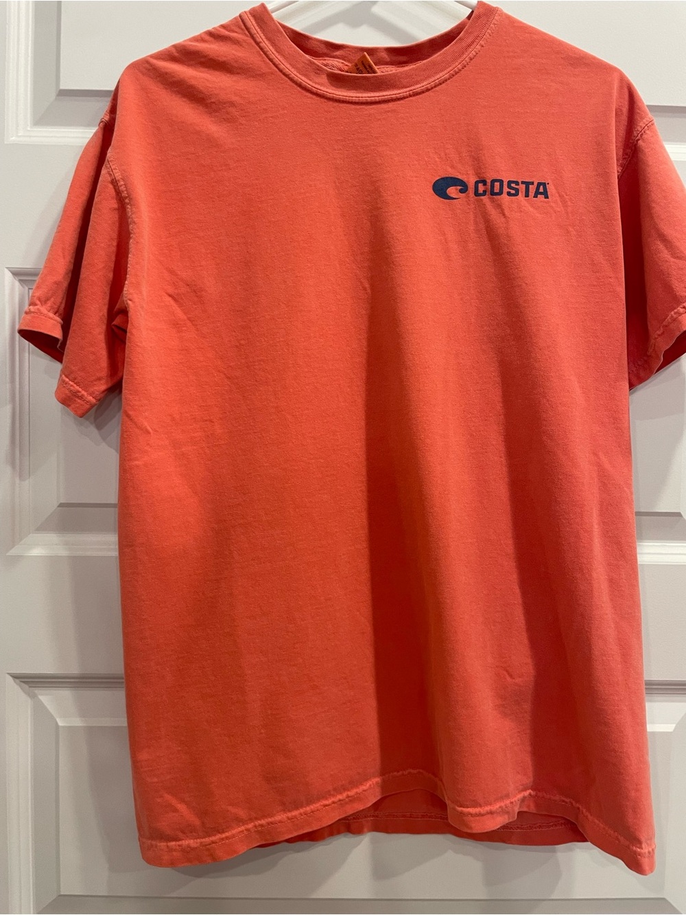 Costa Comfort Colors Coral Short-Sleeve Logo Tee